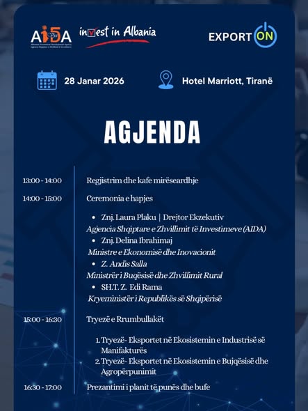 EXPORT ON – Një hap përpara për eksportet shqiptare