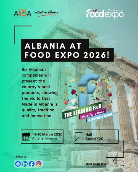 ALBANIA AT FOOD EXPO 2026!